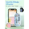 Bluetooth USB Çift Modlu Sessiz Mouse, Şeffaf Mıknatıslı Kapaklı, Type-C Şarjlı, DPI Ayarlı, Kablosuz 10m Çekim Mesafeli, Masaüstü Kısayol Tuşlu, Taşınabilir Şarjlı Mouse Siyah