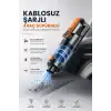 Kablosuz Şarjlı Araç ve Ev Tipi El Süpürgesi