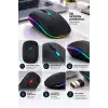 Kablosuz Şarjlı Sessiz Tıklamalı Ergonomik Mouse