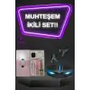 Kadınlar İçin Dokunmatik Ekran Akıllı Saat ve  Kablosuz Bluetooth Kulaklık ANC Özelliği