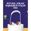 Katlanabilir Asılabilir Mini Fan USB Şarjlı 3 Kademeli Sessiz
