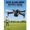 Havadan Çekim İçin Çift Kameralı Kompakt ve Kolay Taşınabilir Drone