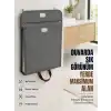 Katlanır Duvar Askılı Çamaşır Sepeti Geniş İç Hacimli Banyo Düzenleyici