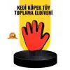 Kedi ve Köpekler İçin Tüy Toplama Eldiveni – Yumuşak Silikonlu Masaj Eldiveni