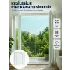 Kesilebilir Çift Kanatlı Pencere Sinekliği Dayanıklı File
