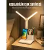 Kısılabilir LED Masa Lambası – Kalemlik, Telefon Standı ve Okuma Işığı Bir Arada Yeni Nesil