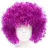 Koyu Mor Violet Renk Afro Bonus Parti Peruğu