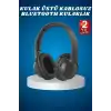 Kulak Üstü Kablosuz Bluetooth Kulaklık Yüksek Ses Kaliteli ANC Özelliği