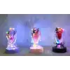 Led Işıklı Müzikli Cam Fanus İçinde Gül Buketi  Alk5006