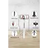 Led Işıklı Selfie Çubuğu Bluetooth Kumandalı Kablosuz Tripot Selfie Monopod Selfie Stick (Beyaz)