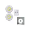 Led Lamba 3lü Uzaktan Kumandalı Yapışkanlı