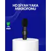 Lightning Girişli 2’li Kablosuz Yaka Mikrofonu Çift Kişilik Kayıt