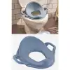 Mavi Kulplu Çocuk Klozet Adaptörü