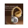 Metal Kulak Üstü Kablosuz Bluetooth Kulaklık Hybrid Anc Type-c Hızlı Şarj Bluetooth 6.0