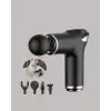 Mini Masaj Tabancası 4 Başlık 6 Hız Ayarlı
