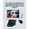 Mobil Oyunlar için Klavye, Mouse ve Dönüştürücü Seti