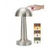 Modern Mantar Masa Lambası Dokunmatik 3 Işık Modlu Şarjlı Kablosuz LED