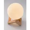 Modern Tasarımlı 3D Ay Lambası Yatak Odası ve Salon Dekoru
