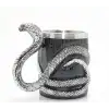 Paslanmaz Çelik Yılan Tasarımlı Kupa Bardak