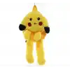 Peluş Işıklı Oynar Kulaklı Pikachu Sırt Çantası