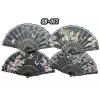 Plastik Kumaş Yelpaze 12li Karışık Ob-052