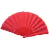 Plastik Kumaş Yelpaze 12li Kırmızı