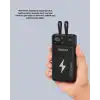 Powerbank Dahili Ekranlı 10000 mAh Çift Kablolu