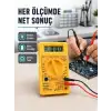 Profesyonel Dijital Multimetre Volt Amper Direnç Ölçümü Yeni Nesil