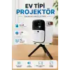 Projector Ev Tipi 64 Gb 2 Gb Rem Hafıza Hd Görüntü Kumandalı