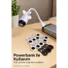 Projeksiyon Lambası USB Bağlantılı Çevirmeli Netlik Ayarlı