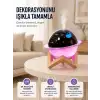 Projektör ışıklı, aromaterapi uyumlu mini masaüstü hava nemlendirici cihaz