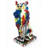 Renkli Dekoratif Polyester Aslan Figürü Alk5475