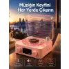 Retro Kristal Netliğinde Ses – Gece Işıklı Retro Bluetooth Hoparlör Yeni Nesil