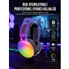 RGB Işıklı Yüksek Ses Kaliteli Kablosuz Kulak Üstü Bluetooth Kulaklık