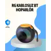 RGB Led Işıklı Güçlü Baslı Kablosuz Hoparlör
