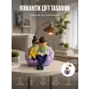 Romantik Çift Figürlü Okuyan Çift Masa Lambası Dekoratif LED Aydınlatma