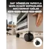 Sehpa ve Ekipmanlar İçin 4 cm Kilitsiz Ayak Tekli