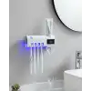 Sensörlü UV Sterilize Diş Fırçası Tutucu ve Macun Sıkma Aparatı