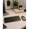 Sessiz Kullanım Sunan Bluetooth Klavye Mouse Seti Çoklu Cihaz Uyumlu