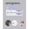 Seyahat Banyo Seti 5 Parça Şeffaf Taşıma Çantalı 30 ml