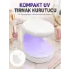 Seyehat Tipi Mini Oje Kurutucu Ultraviole Mor Işık Protez Tırnak Kurutucu Yeni Nesil
