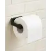 Şık Tasarım Siyah Tuvalet Kağıdı Askılığı Peçetelik
