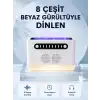 Simüle Alev Efektli Kablosuz Hoparlör Zamanlayıcılı Gece Lambası