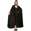 Siyah Renk Yakalı Halloween Pelerini 120 cm