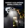 Solar Bahçe Lambası Uzaktan Kumandalı Kamera Görünümlü Hareket Sensörlü