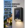 Solar Güçlü 6 LED Dış Mekan Lambası – Otomatik Aç/Kapa Işık Sensörlü Aydınlatma