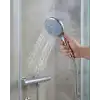 Spiral Hortumlu 4 Kademeli El Duşu Seti Duvar Askılı Banyo Duş Başlığı