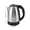 Su Isıtıcı 220 - 240 V Paslanmaz Çelik Kettle Uzun Ömürlü 2000 Watt