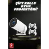 Taşınabilir Android Projeksiyon Ayaklı Çift Kollu 4K Çözünürlüklü Sinema Projeksiyonu