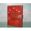 Taşlı Deri Defter Ksk3147